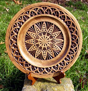 chip carved plate